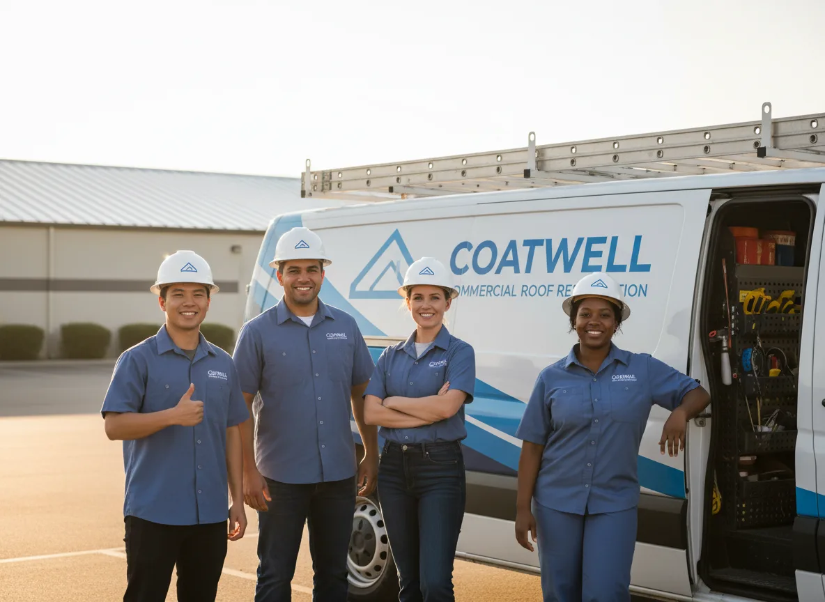 Commercial roof coating company in Gladys, VA